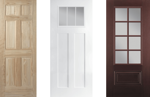 Exterior doors examples